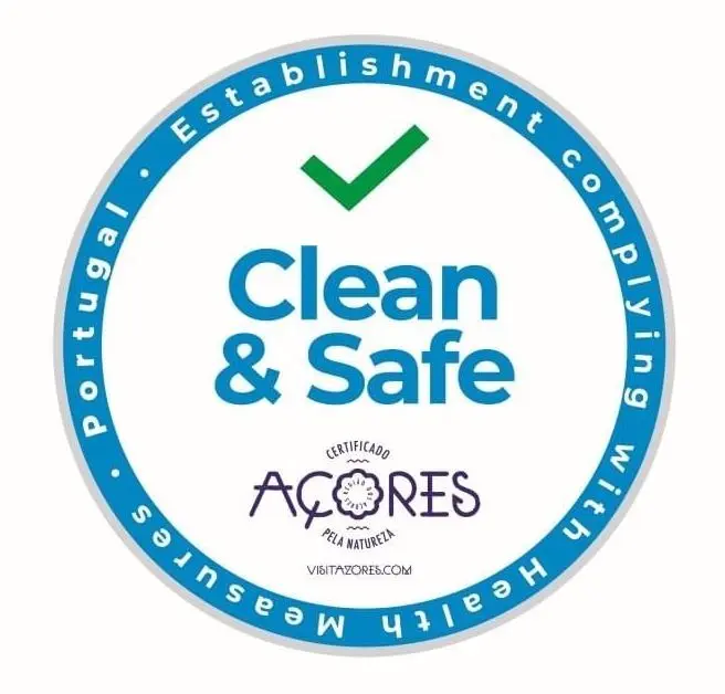 Clean and Safe establishment seal for Portugal health measures